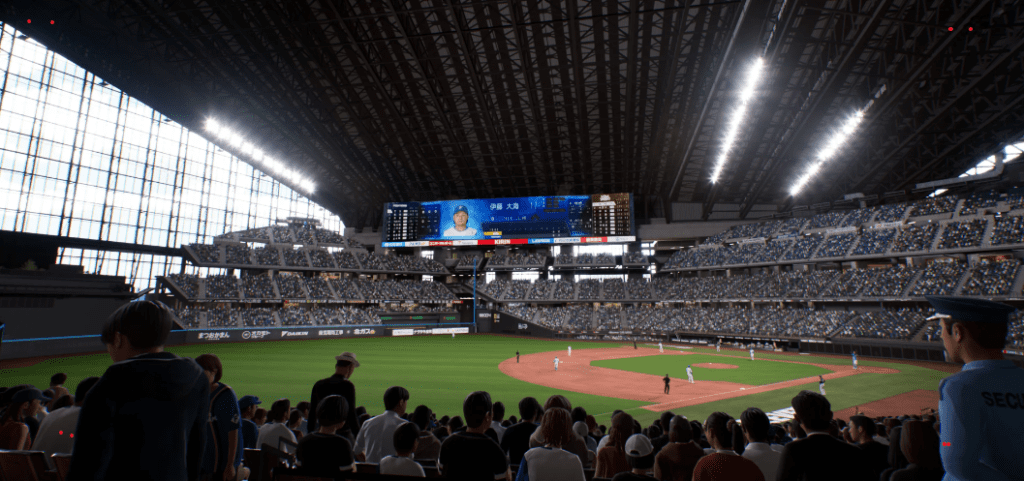 A Large Stadium From The Game Professional Baseball Spirits 2024